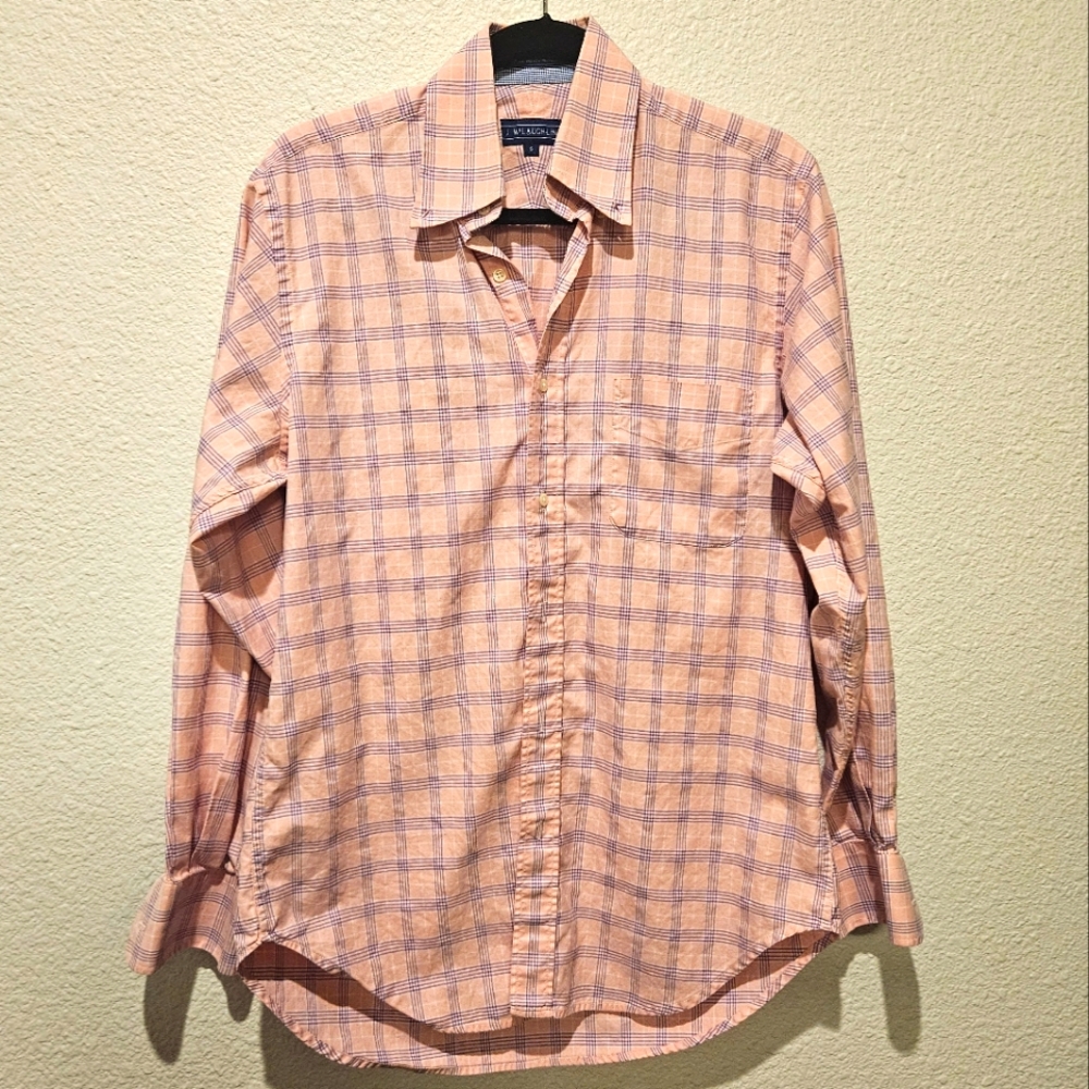 J. McLaughlin Men's Button Up Plaid Shirt Size Small